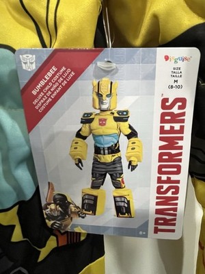 Disguise Kids Transformers Bumblebee Halloween Costume Child Small 4-6 Deluxe
