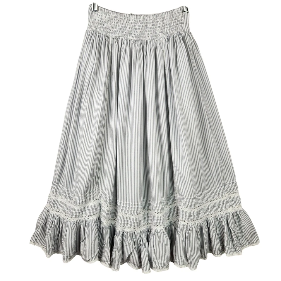 Falda Campesina American Eagle Micro Tiras Maxi Forrada EE. UU. XXS USADA EN EXCELENTE ESTADO Foto 3 de 4