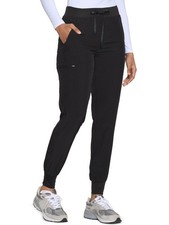 Women Scrub Pants Soft Stretch Yoga Style 5 Pockets Slim Fit Jogger