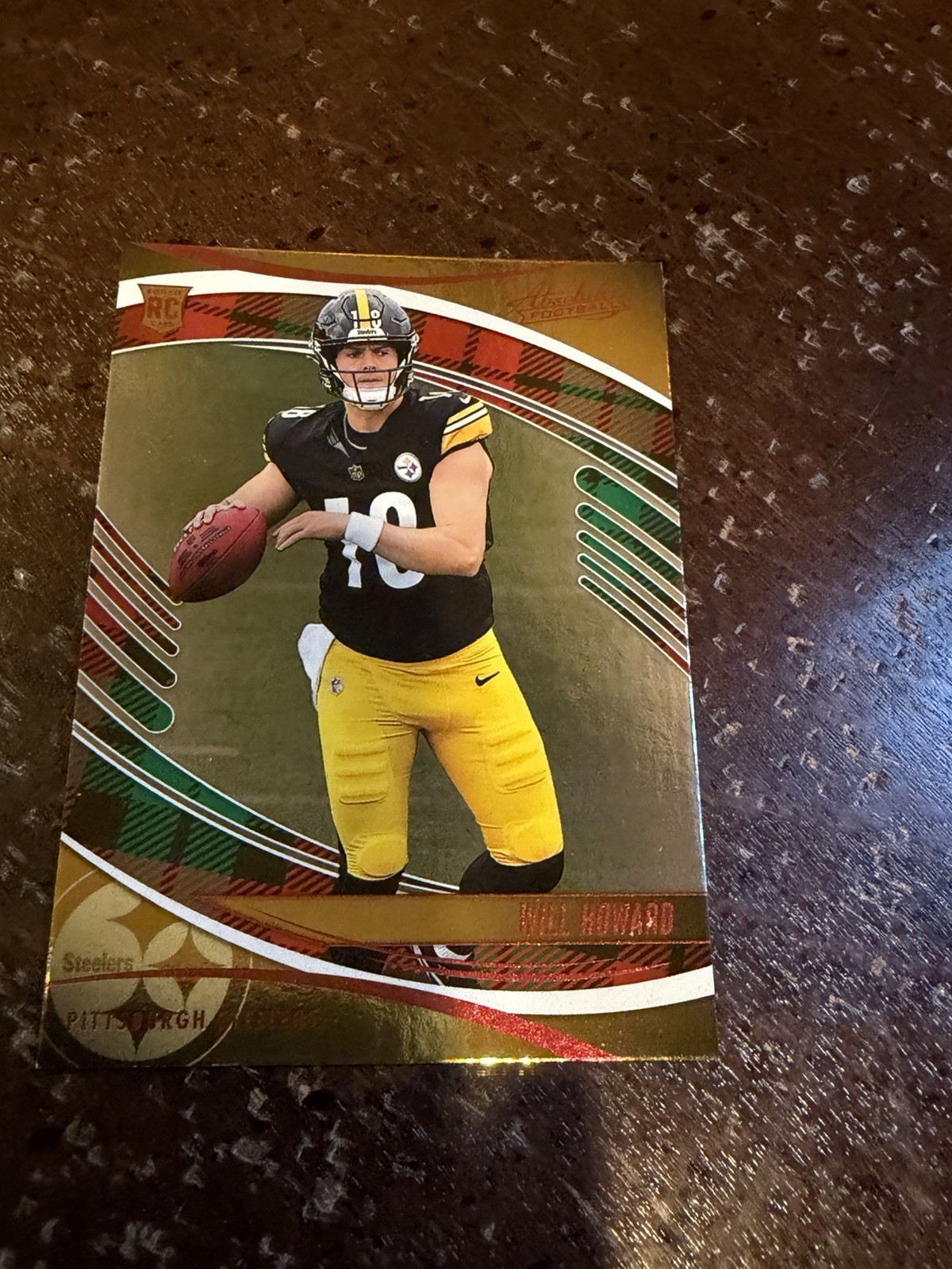 2025 Panini Absolute - Rookies Will Howard #197 Red and Green Plaid (RC)
