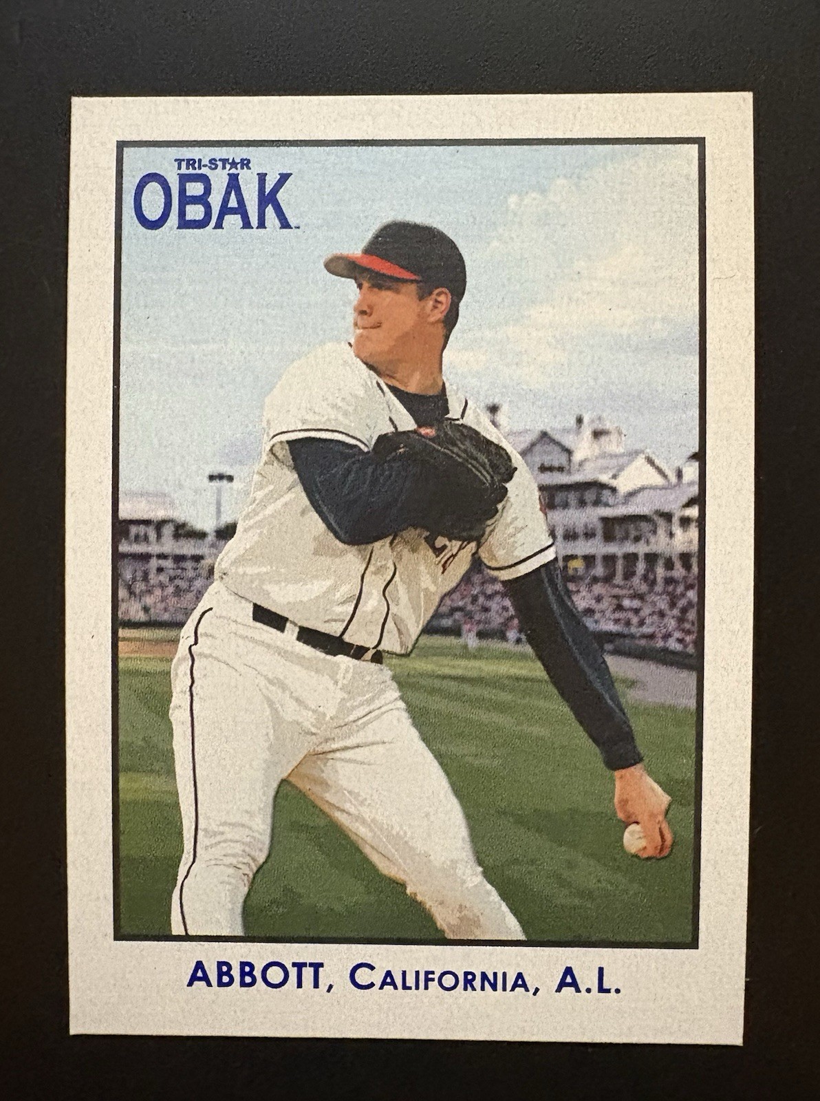 2010 TRISTAR Obak Jim Abbott #52B "They Excel" Variant/Angels