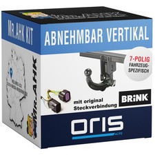 Oris Anhängerkupplung vert. abnehmbar für Mitsubishi ASX ab 23 + 7pol spezifisch