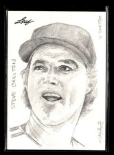 2012 Leaf Best of Baseball Steve Carlton Original Art Sketch Card 1/1 SE2674