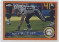 2011 Topps Chrome Retail Orange Refractor Vincent Jackson #157 05k6