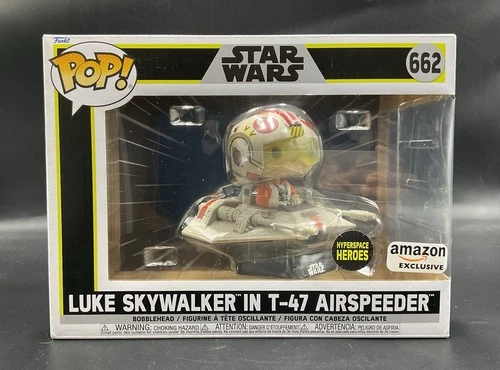 Funko Pop! Rides Luke Skywalker in T-47 Airspeeder #662 STAR WARS Amazon Excl.