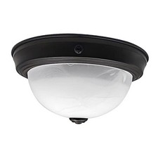 12V RV Ceiling Light - 10" LED Dinette Light Fixture w/Switch, Oil Rubbed