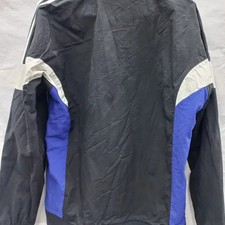 Adidas Women's Track Top Casual Black Blue White Unisex 90 