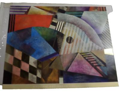 Vintage 38x48 Poster Print Richard Hall Circularity 1994 Top Art RH576