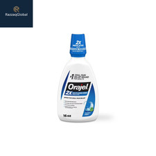 Orajel Antiseptic Mouth Sore Rinse, Mint, 16 oz