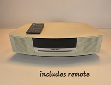 Bose AWRCC1 wave music system AM FM CD player includes new remote control cream