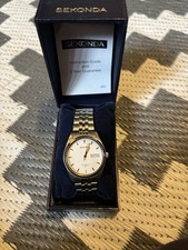 Sekonda Automatic Movement Watch Day & Date White Dial Bracelet Box + Papers! ⌚️