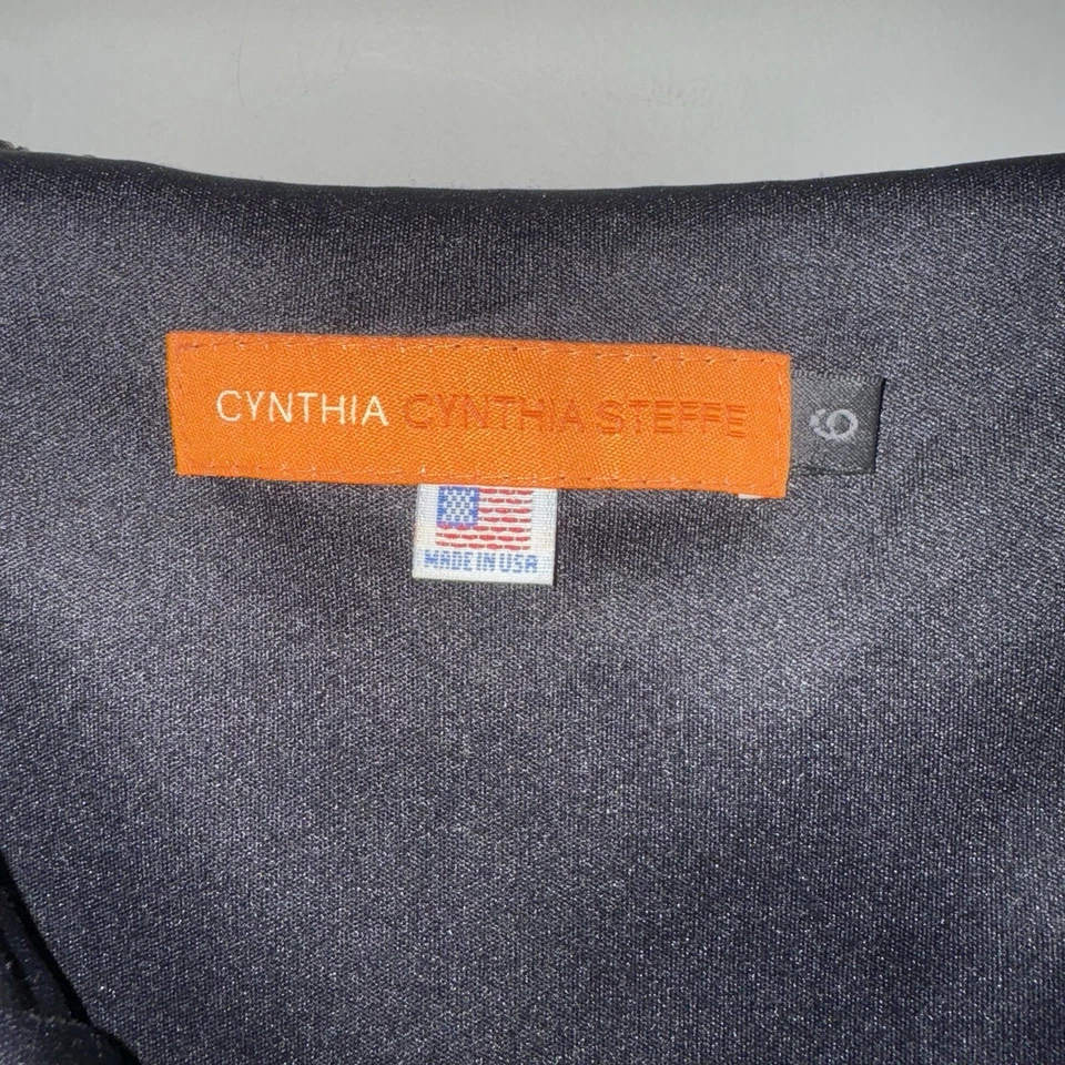 Falda para mujer Cynthia Steefe lápiz mezcla lana talla 6 negra encaje tejido EE. UU. Foto 3 de 4