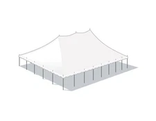 50x80 Commercial Pole Tent Canopy Sectional Outdoor Party Gazebo Heavy Duty