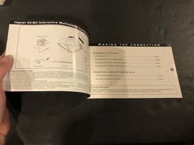 Atari Jaguar system console manual Only