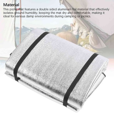 Picnic Mat Damp Proof Proof Double Sided Aluminum Film Thickened Cam MBGW