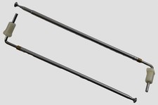 Lot of 2 Workman SCAN1 Push-in Motorola Connector Telescopic Scanner Antennas