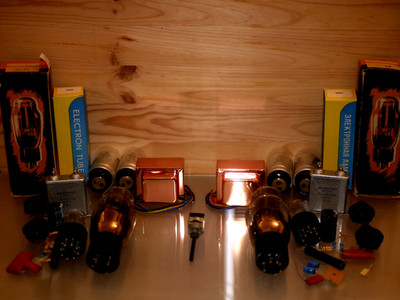 Röhrenverstärker DHT Single-Ended Tube Amplifier kit. 6B4G/6SL7 in Class A