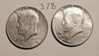 KENNEDY HALF DOLLAR,  40%  SILVER, 1968-P, 1968-D  ---378