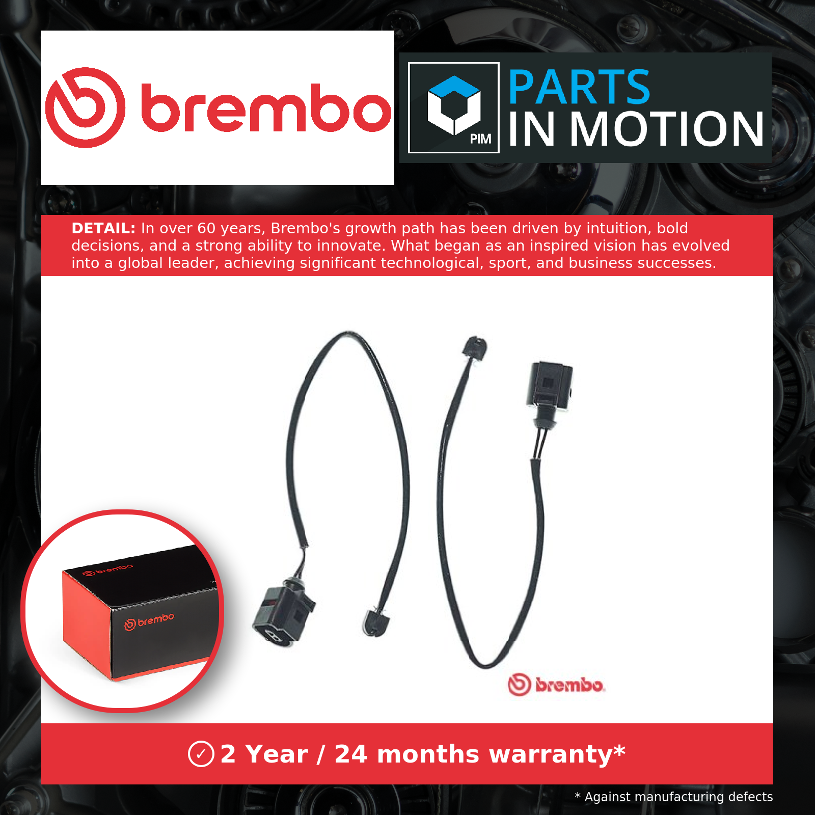 Fits BREMBO A 00 453 Pad Sensor - Image 4