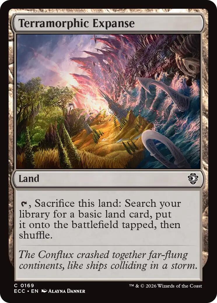 Magic Commander: Lorwyn Eclipsed Terramorphic Expanse [ECC - 169]