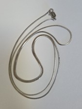 Sterling Silver Box Chain 30" LOBSTER CLASP VINTAGE