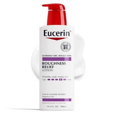 Eucerin Roughness Relief Body Lotion for Extremely Dry, Rough Skin, Urea... 