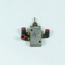Mead LTV-35 LTV Series Pneumatic Toggle Valve 5-Way 2-Pos 1/8" NPT