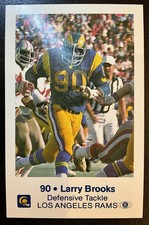 1980 Los Angeles Rams Police - Larry Brooks