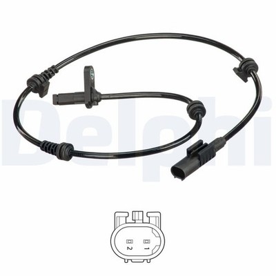   DELPHI SENSOR WHEEL SPEED LEFT/RIGHT FRONT SS20552 NEW DE STOCK