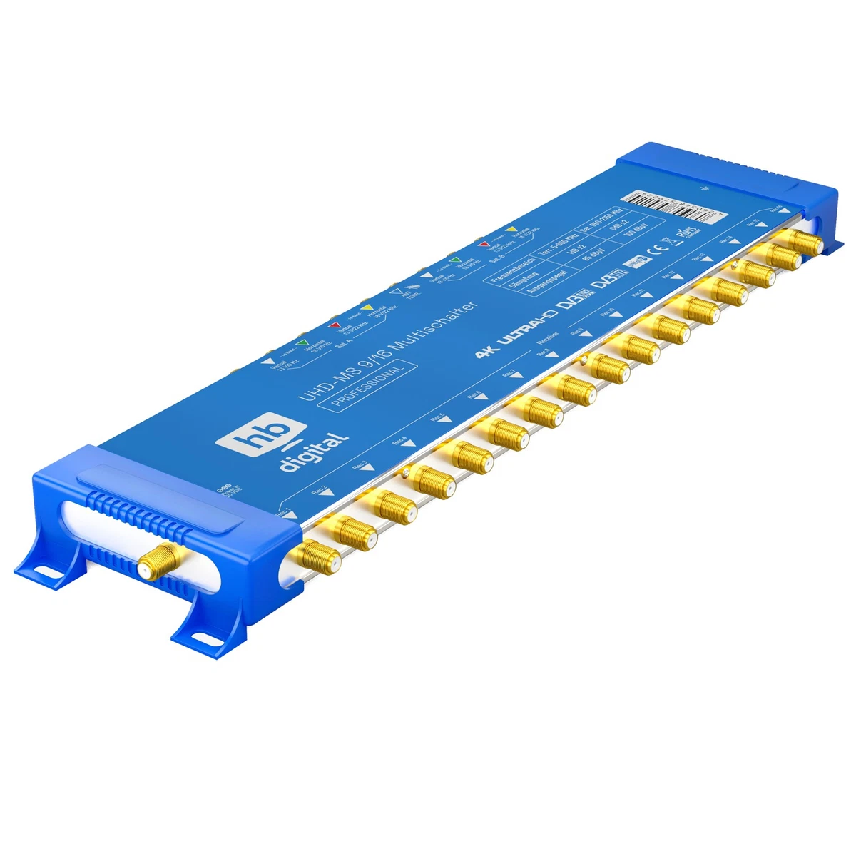 Interruptor múltiple satélite 9/16 Multiswitch Switch FullHD 4K 8K MS distribuidor 16 participantes