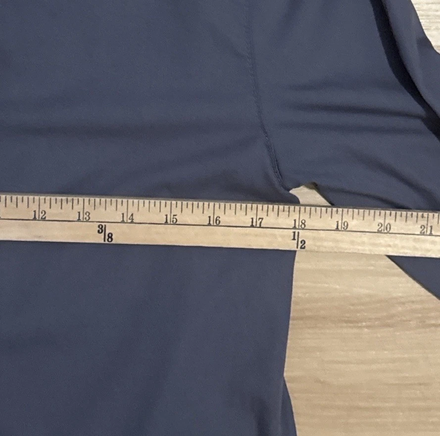 Urbane女式磨砂夹克S灰色纽扣前长袖热身护士 — 第 4/4 张图片