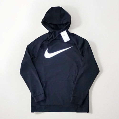 Nike Sportswear Uomo Therma-Fit Pullover Felpa con Cappuccio Nero CU6238-010 - Foto 4 di 17