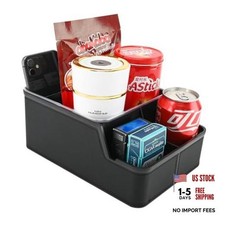 Car Storage Organizer Between Seats,Center Console Armrest Storage Box Black