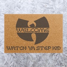  welcome Watch Ya Step Kid Wu Tang Clan Doormat 36 Chambers
