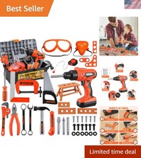 Kids Tool Set   Zealous 48 pcs Toddler Tool Set with Tool Box  Electronic To...