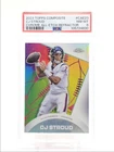 CJ STROUD 2023 TOPPS ROOKIE CHROME ALL-ETCH REFRACTOR RC PSA 8 Q4562