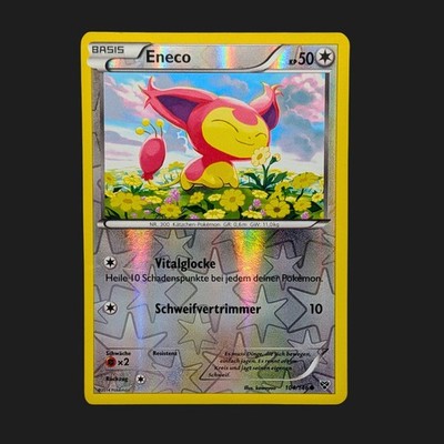 Eneco Skitty XY 104 XY Base Set Reverse Holo Pokemon Karte Deutsch