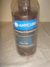 ANYCUBIC 3D PRINTING UV SENSITIVE RESIN GRAY 1KG UV WAVELENGTH 405NM