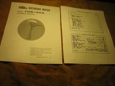 Tanaka TOB-300 parts list catalog owners guide