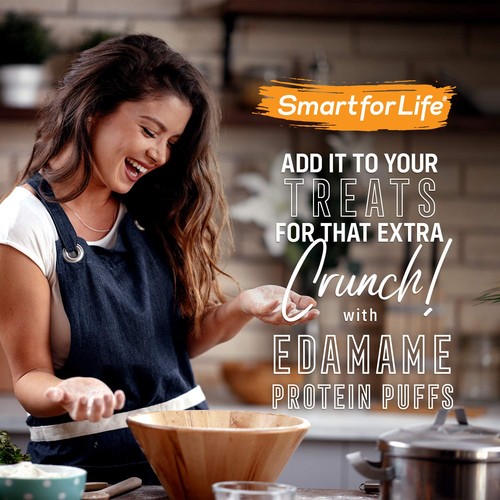 Smart for Life Soy Protein Puffs from Edamame  High Protein Zero Sugar Soy Pr... - Picture 2 of 7