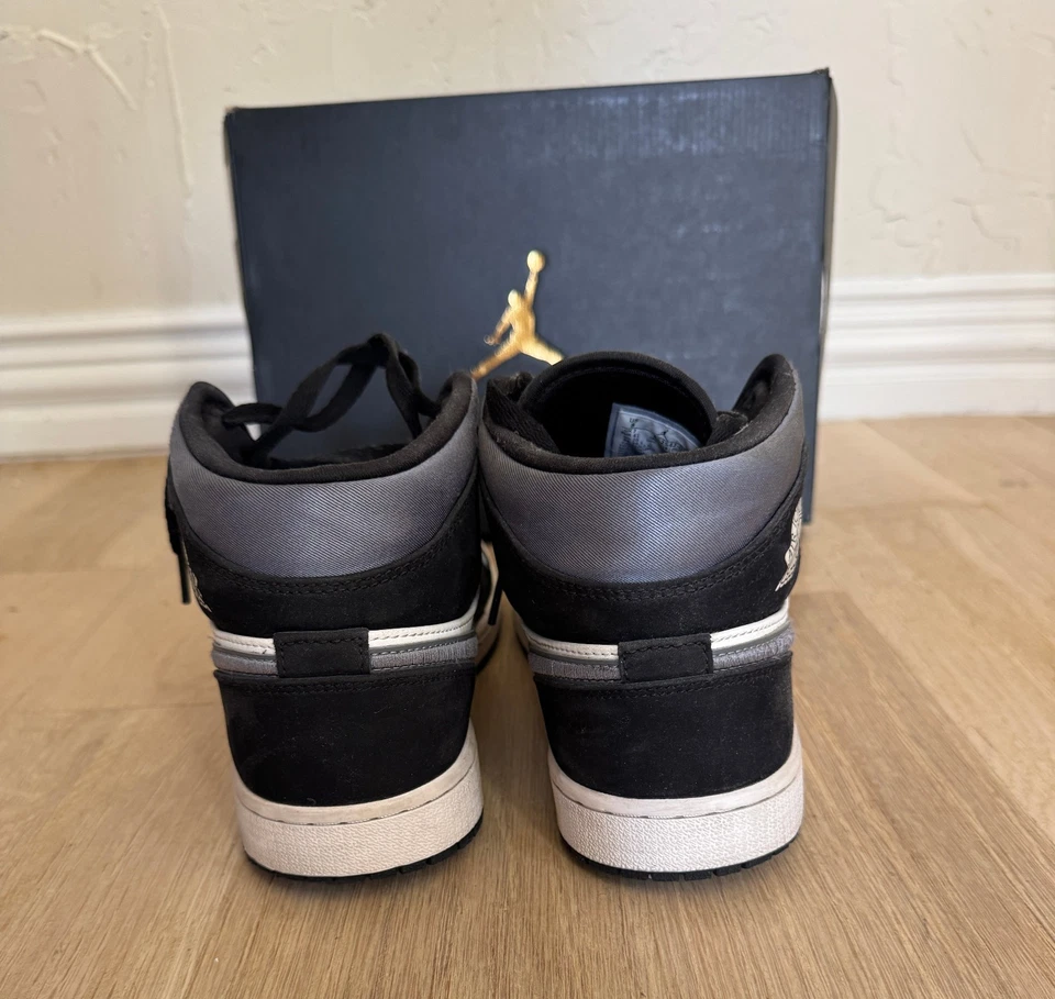 Talla 8 - Air Jordan 1 SE Mid Satin Gris Humo Foto 3 de 4