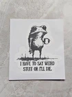 Weird Stuff Sticker Decal 2.5x2.5 inch