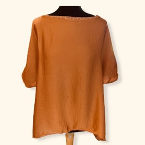 blusa naranja zara