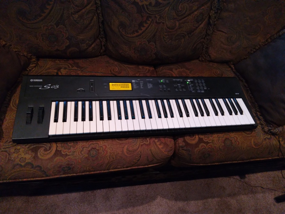 YAMAHA S03 音楽シンセサイザー 61鍵 Yamaha S03 61 keys workstation synthesizer, very clean | eBay