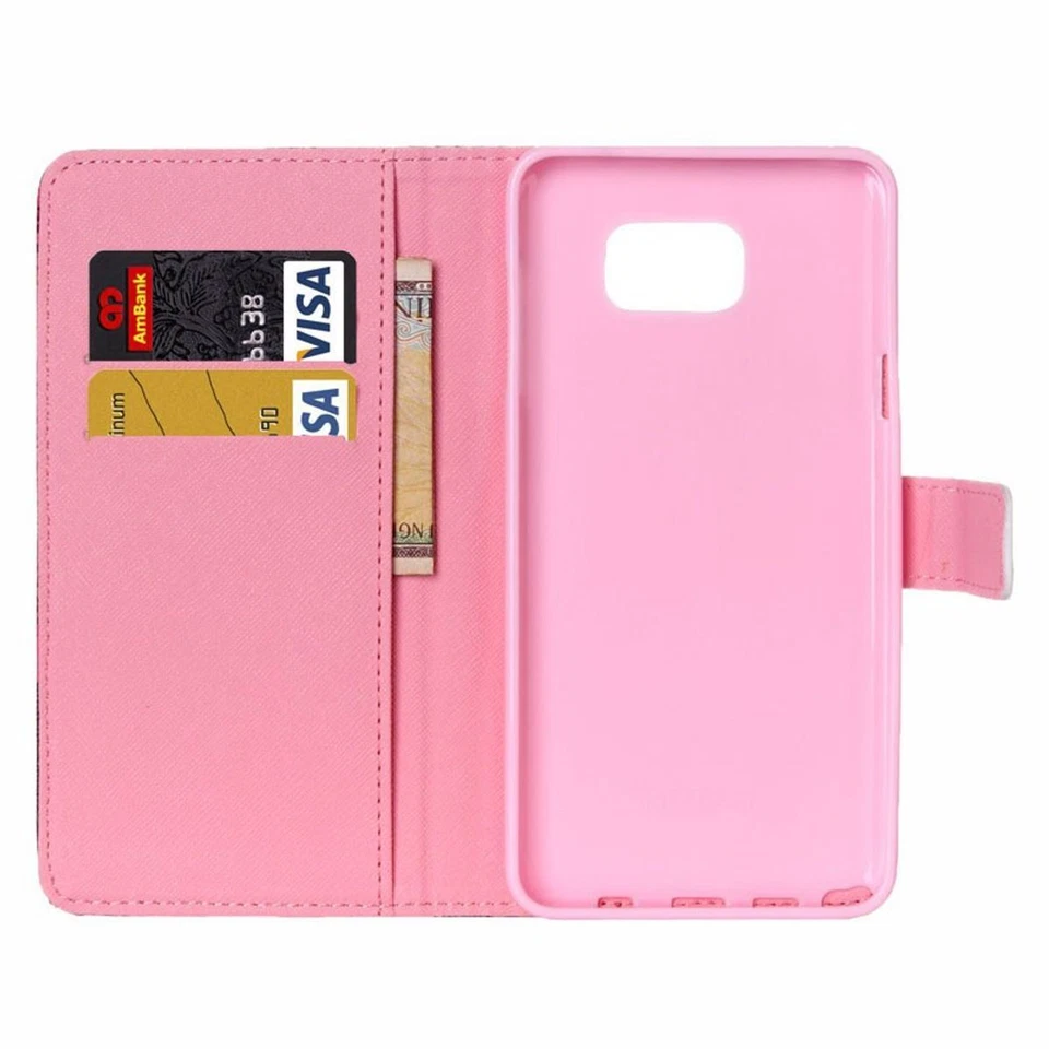 Cover Wallet Per Smartphone Samsung Galaxy Note 5 Edge Spessa Gufo - Immagine 4 di 4