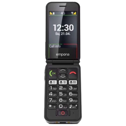 BNIB Emporia Simplicity Glam (4G) Black 128MB + 48MB Single-SIM Unlocked GSM - Picture 2 of 3