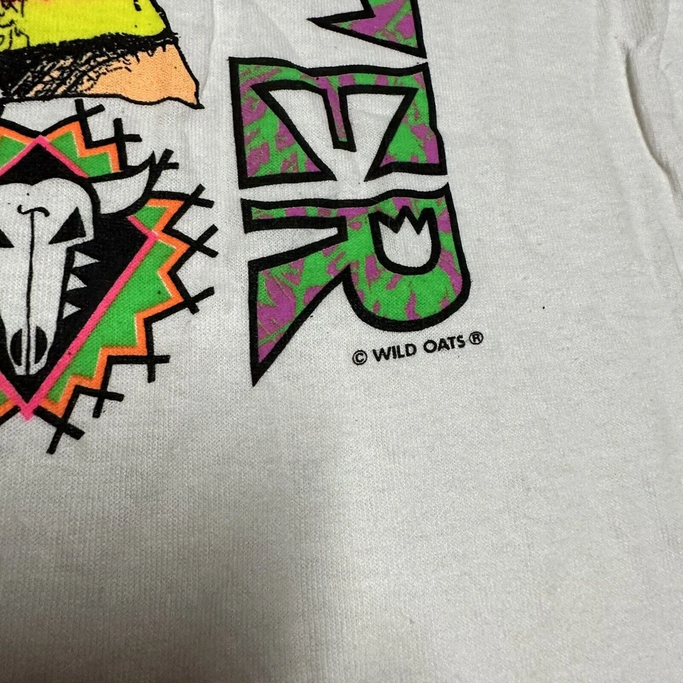 Camisa de surf vintage juvenil L avena salvaje patín acuático grande años 90 80 Hawaii Foto 4 de 4