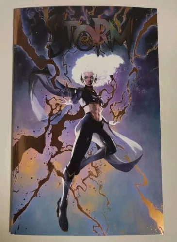 STORM #1 12/2024 NM-/VF+ JEROME OPENA GOLD FOIL VARIANT MARVEL COMICS