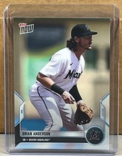 2022 TOPPS NOW Road to Opening Day #OD-244 BRIAN ANDERSON MARLINS Print Run 81