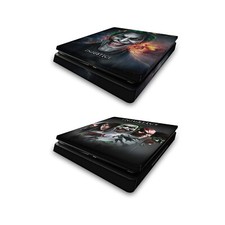 OFFICIAL INJUSTICE GODS AMONG US KEY ART VINYL SKIN FOR SONY PS4 SLIM CONSOLE